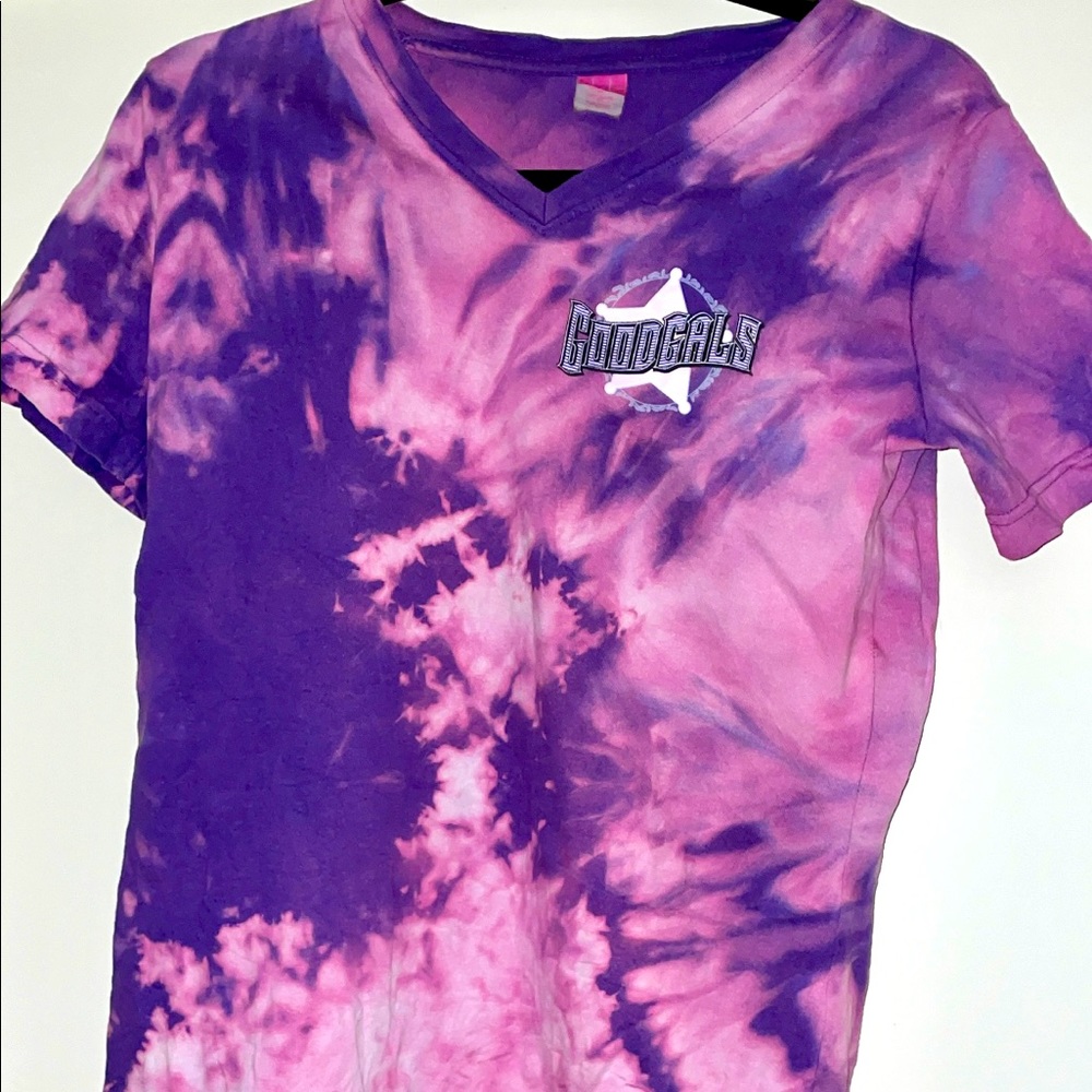 Good Gals bleached motor shirt